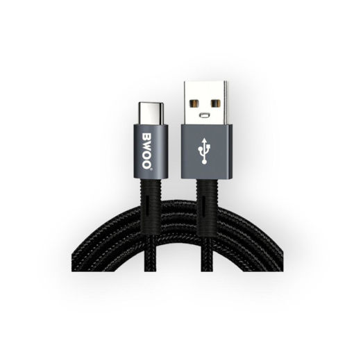 Picture of BWOO USB DATA CABLE, TYPE C, BLACK, 1M